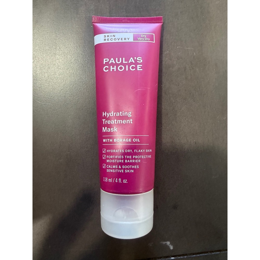 Paula's Choice Skin Recovery Hydrating Treatment Mask Borage Oil 4oz Dry Skin